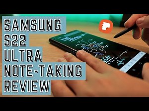 Samsung S22 Ultra Note-Taking Review | Samsung Notes | S pen Productivity Tips