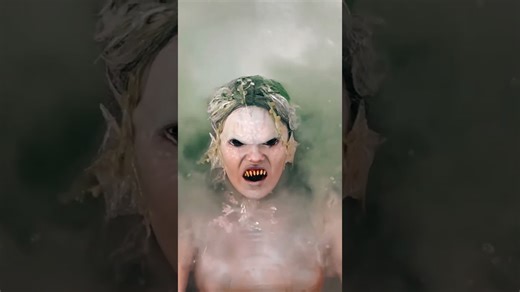 Historically accurate mermaid makeup reveals a dark oceanic look