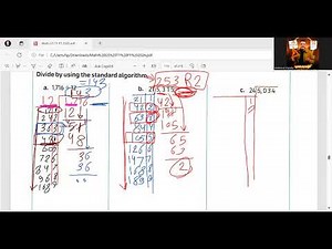 Using Division Algorithm | Grade 5 | lesson 3&4 | unit 4 |الصف الخامس | ماث