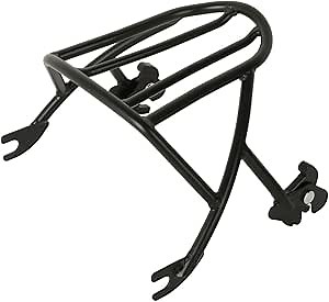 TCT-MT Luggage Rack Solo Detachable Rack Seat Fit for Harley 1200 Custom XL1200C Superlow XL883L 2004-2022 Black