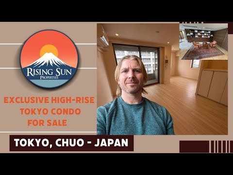 High Rise Tokyo Condo for Sale in Chuo Ward - Full Tour (Exclusive Sale)