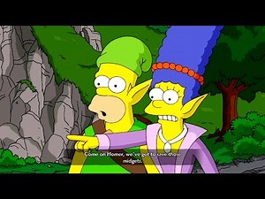 The Simpsons Game Walkthrough Part 12 - NeverQuest [HD 1080p] (Xbox360)