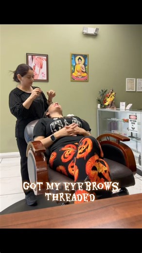 Getting my eyebrows threaded #brows #threading #beauty #selfcare #facebookviral #viralreelschallenge | DovRenee Ford | Facebook