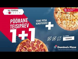 Kaks pitsat ühe hinnaga!