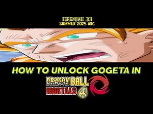 Here's how to UNLOCK and USE Gogeta in Dragon Ball Mortals 4: Season 2 (Tutorial/Problem Solving)