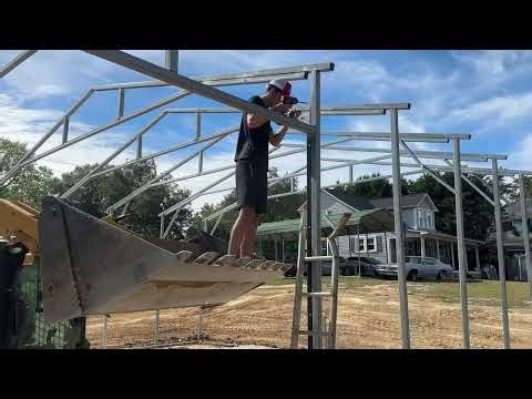 Assembling the Race Car Shop with zero instruction and no experience! But It’s coming together fast