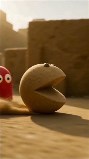 Pac-Man, But Made of Sand!
