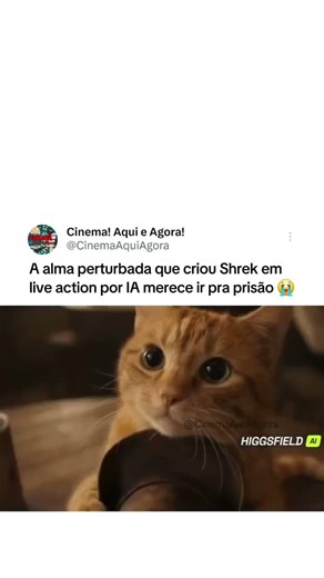Shrek live action gerado por IA