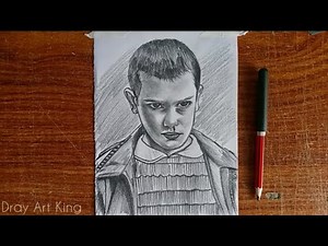 Eleven Stranger Things Realistic Drawing | Step by Step Tutorial