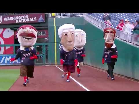 The Racing Presidents run RAIN OR SHINE - The GEICO Presidents Race (6.21.23)
