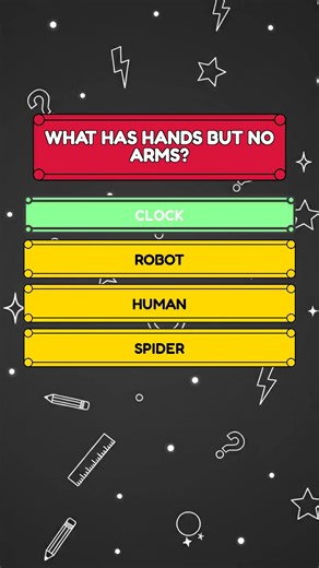 Test Your Brain! Hands & Clock Riddles - 2 Questions