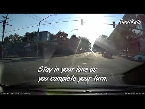 How to: TURN LEFT at a RED LIGHT (on a one-way street)