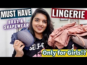 Girls Must Have Essential Bras*Top5* Undergarments!?|Nykd by Nykaa|Sleepwear,Shape-wear|#juhithvlogs