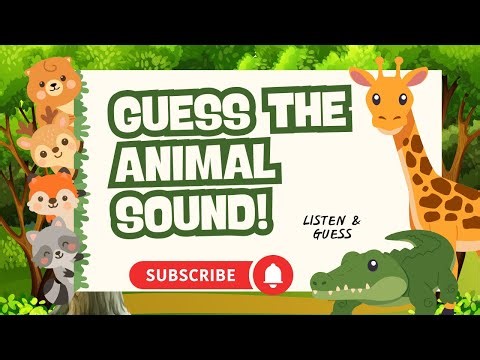 Animal Sounds Guessing Game | Kids Learning Song #kidslearning #viral