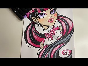 How to Draw Draculaura from Monster High