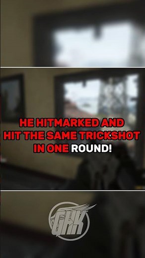 Insane Trickshot + Hitmarker in ONE ROUND! 💻 #shorts
