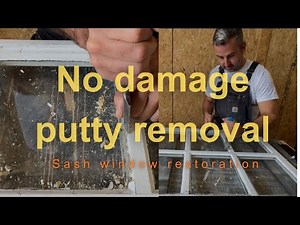 Easy DIY: Remove Stubborn Putty from Sash Windows (No Damage!) | Quick Tutorial