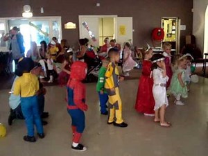 kids doing CHA CHA SLIDE DANCE