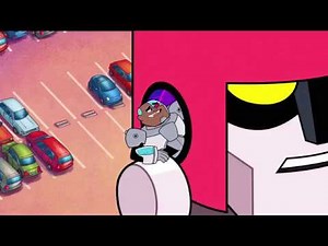 T-Robot in Parking Lot | Teen Titans GO! To the Movies (The Chaff)