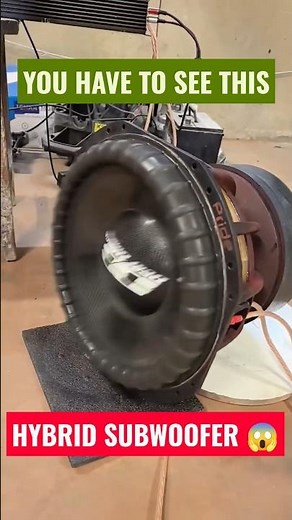 Hybrid Must Be A Insane Subwoofer 😱 #hybrid #subwoofer #subwoofertest #caraudio #mustwatch # #spl