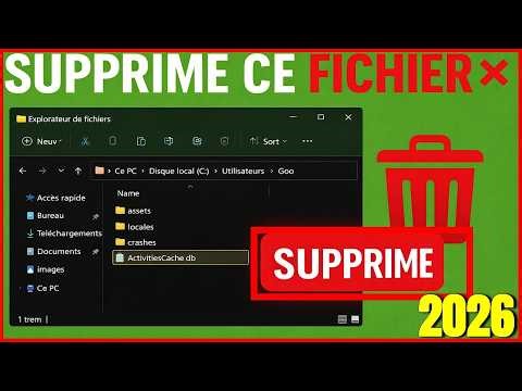 🚨 Windows 11 enregistre secrètement ton activité… voici le fichier caché 2026