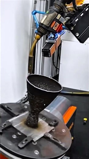 This Welding Tech Can 3D Print Entire Metal Structures #3dprinting #fyp #shorts