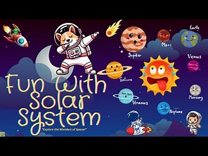 THE AMAZING SOLAR SYSTEM/8 Planets of solar system/with explains/#cartoon & animation/#education🎇🎇
