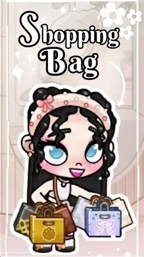 Free Shopping Bag Tutorial | Avatar World 🫰🏻💕😊 #jingoworld #avatarworld #avatarworldgame