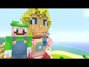 Minecraft Wii U - Super Mario Series - Mario VS Luigi [24]