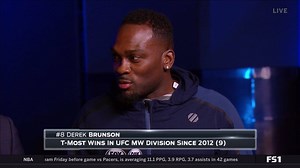 No one has more first-round finishes (7) at 185 than Derek Brunson! Will it be #8 in Charlotte vs. Ronaldo "Jacare" Souza? | UFC on FOX