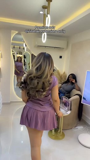 Colored Human Hair Units from Irina Hair Extensions