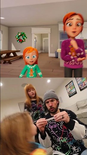 Whipped Cream Noses?! 🎅😂 Adley’s Reindeer Game!
