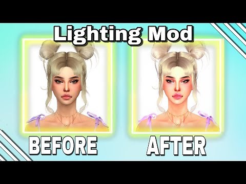 HOW TO GET BETTER LIGHTING IN THE SIMS 4 CREATE-A-SIM!! | Sims 4 Lighting Mod Tutorial
