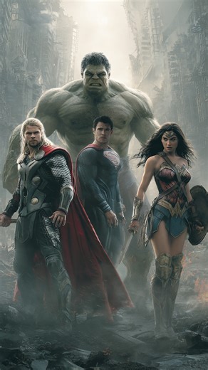 109K views · 49K reactions | Avengers VS Justice League - The heroes collide… but the real threat is Thanos, controlling everything from the shadows. #AvengersVSJusticeLeague #Hulk #Marvelvsdc #Avengers #Justiceleague | Multiverse Mayhem | Facebook