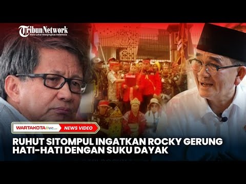 Rocky Gerung Disebut Buat Suku Dayak Marah Pasca Hina Jokowi, Ruhut Sitompol Ingatkan Ini!