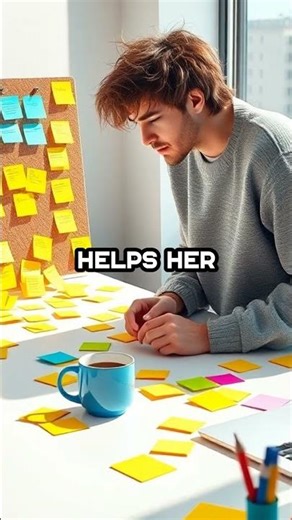 ADHD Hacks: How Colorful Sticky Notes Changed My Life! 🎨✨