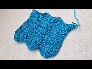 Zigzag Stitch Knitting Pattern | Zick-Zack Muster stricken | Punto zigzag ai ferri | Punto chevron