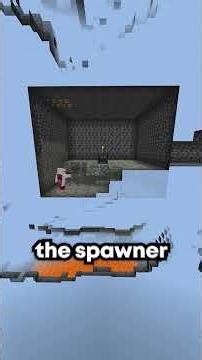 Minecraft Spider Spawner Tutorial #minecraftbedrock #minecrafttutorial