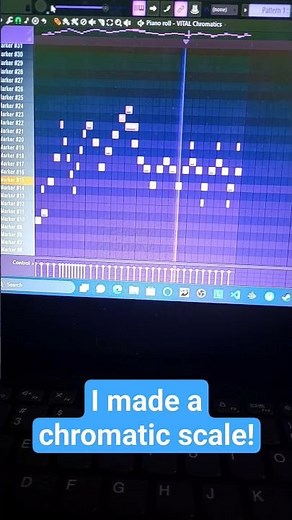 VITAL chromatic scale for a mod coming soon! #music #flstudio #beats #fnf #fnfmod #fnfcover