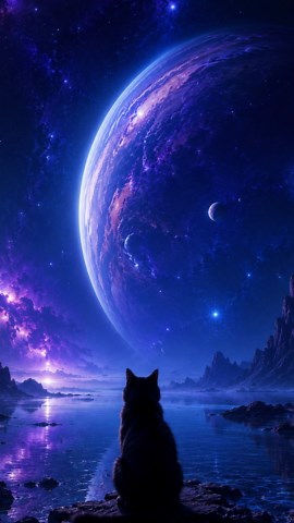 Cosmic Cat Dreams 3 — 60 Minute Relaxing Loop