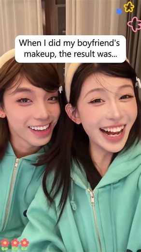 When I did my boyfriend’s makeup…🤣🤣🥰#couple #funny #funnyvideos #foryou #prank