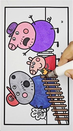 Peppa Pig Drawing and Coloring pages, 829 #peppapig #drawing #peppapigcoloring #peppapigdrawing