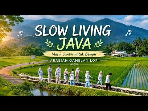 SLOW LIVING JAVA Musik Santai untuk Belajar Arabian Gamelan Lofi