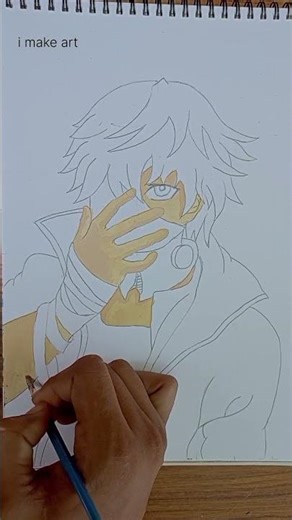 "Insane ken kaneki Dark fantasy drawing 🔥"