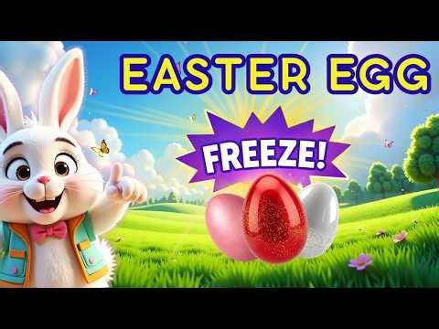 Easter Egg Freeze Dance 🐰 | Fun Easter Song for Kids | 4StoryTunes
