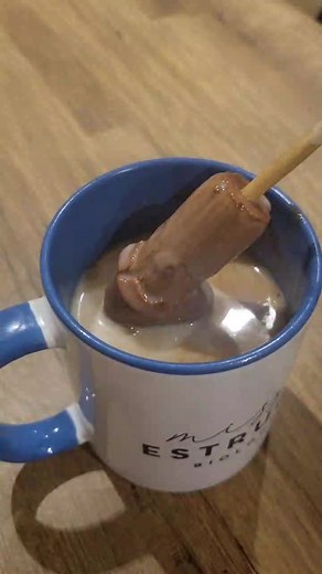 Hot chocolate on a stick! #alevels #alevelbiology