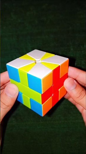 SQUARE 1 Cube Checker board pattern #rubikscube #viral #shorts