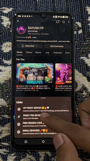 VIP PROXY SERVER DOWNLOAD 😍✅ #freefire #shorts