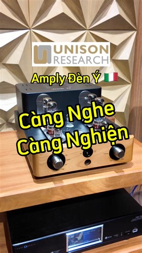 Amply Đèn Unison Research Triode 25 . Càng nghe càng nghiện #anplifier #music #viral #bahungaudio #speaker | Bá Hùng Audio - Thiết Bị Âm Thanh Tuyển Chọn