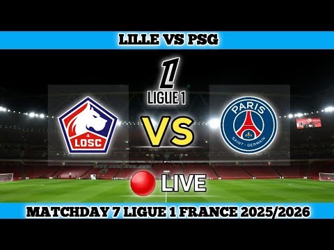 LILLE VS PSG | 1-1 | Matchday 7 Ligue 1 France 2025/26